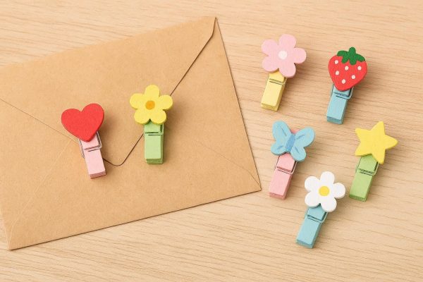 22 Mini Decorative Sealing Clips Craft Use