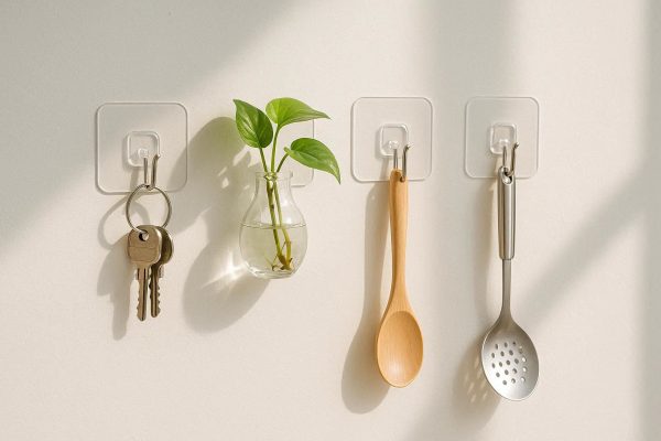 Clear Adhesive Hooks Damage Free Hanging