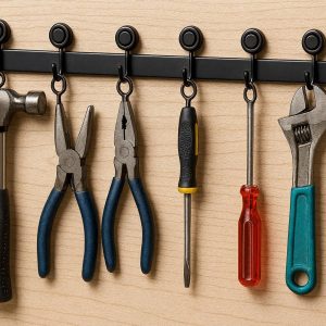 Magnetic Tool Hooks Workshop Organization